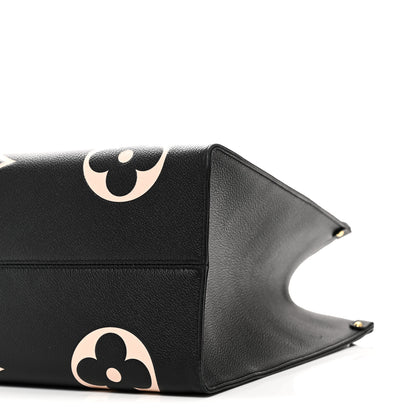 Louis Vuitton Empreinte Monogram Giant Onthego GM Black Beige 9 of 9