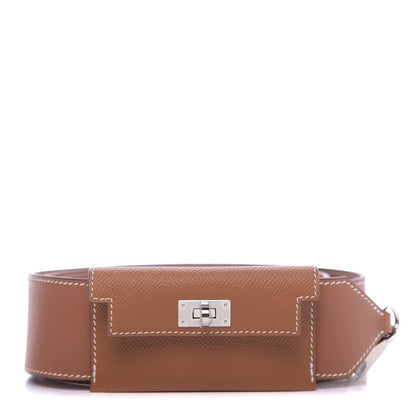 Hermes Swift Epsom Pocket Kelly Shoulder Strap Gold 1 of 6