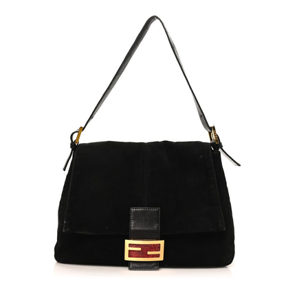 Fendi Suede Mama Baguette Black 1 of 11