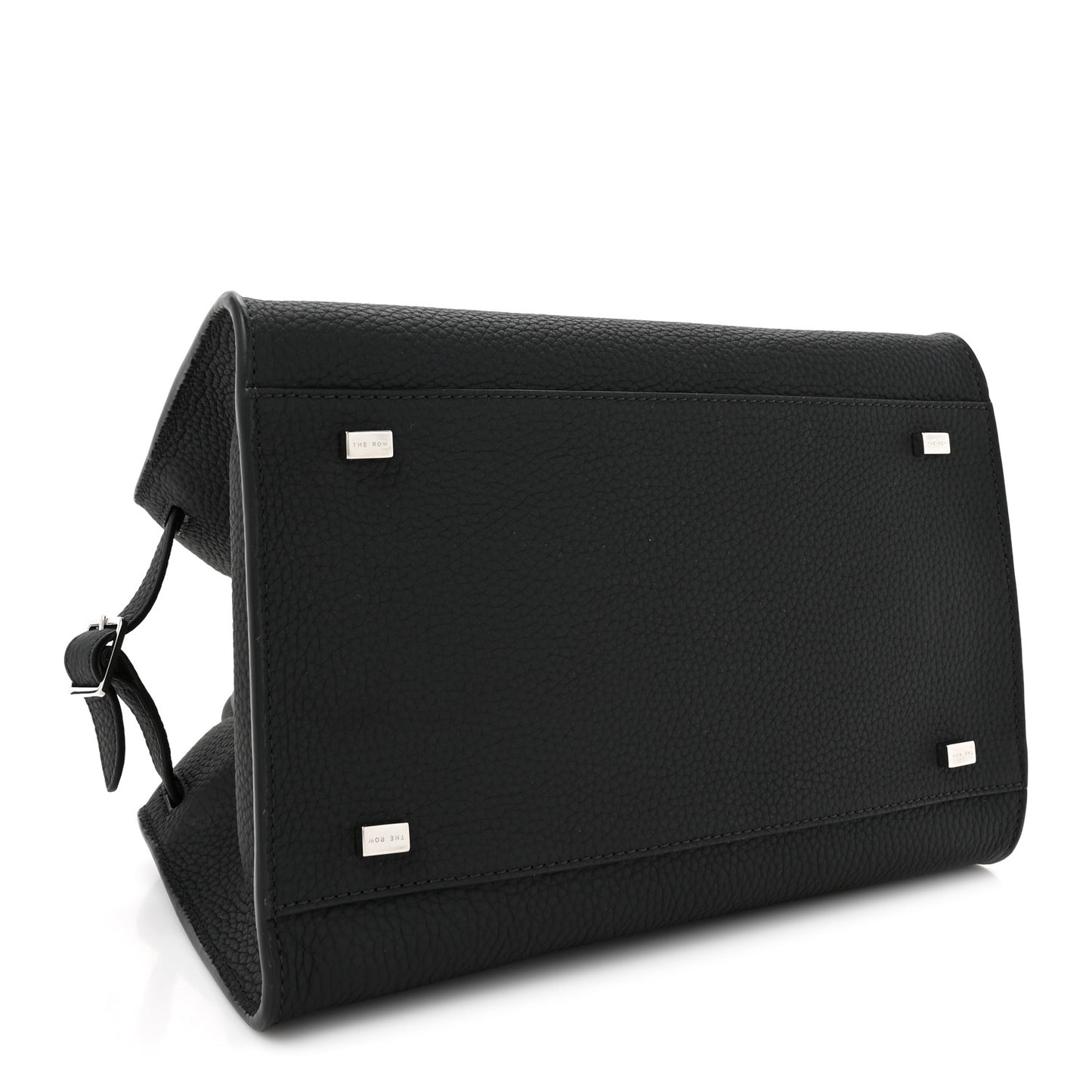 Grained Calfskin Soft Margaux 10 Bag Black