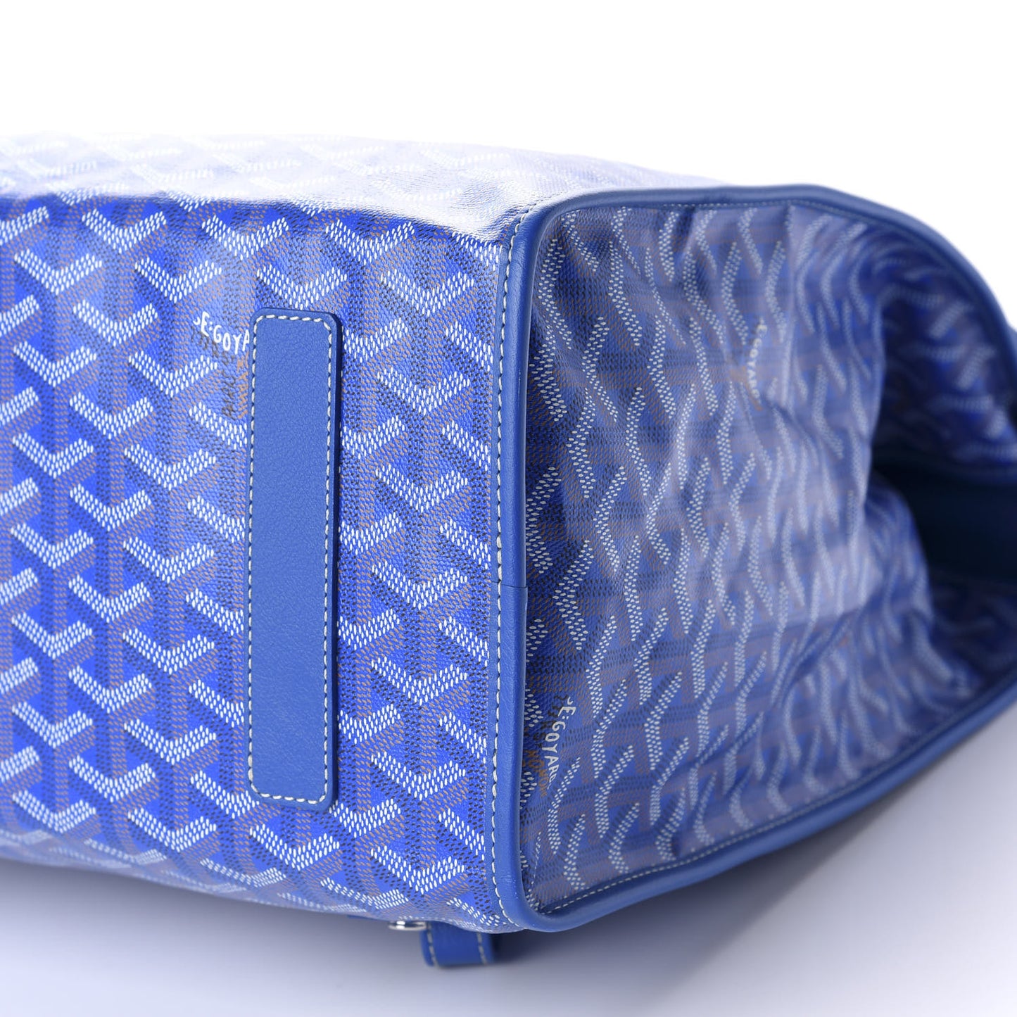Goyardine Saint Leger Soft Briefcase Backpack Sky Blue