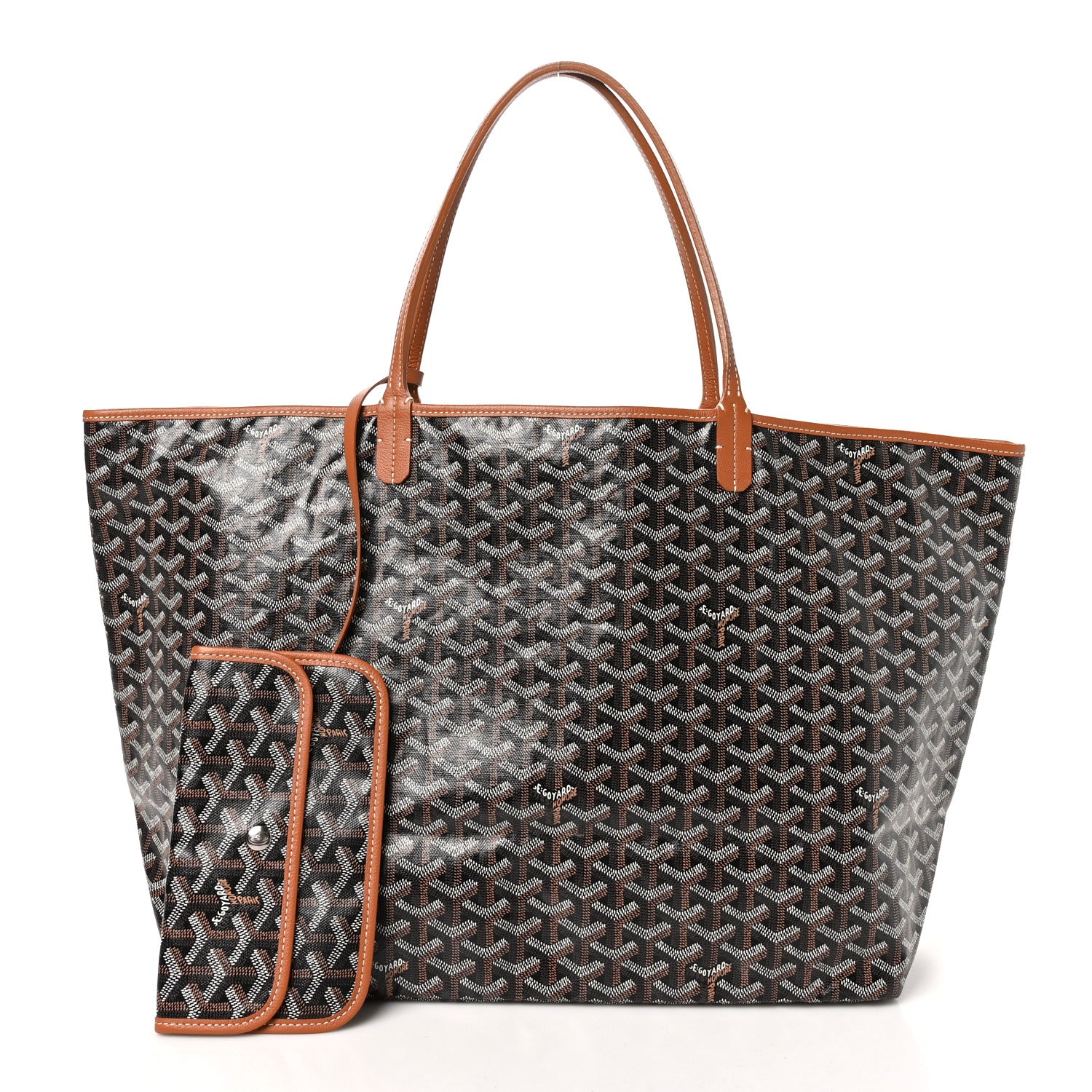Goyard Goyardine Saint Louis GM Black Gold 3 of 11