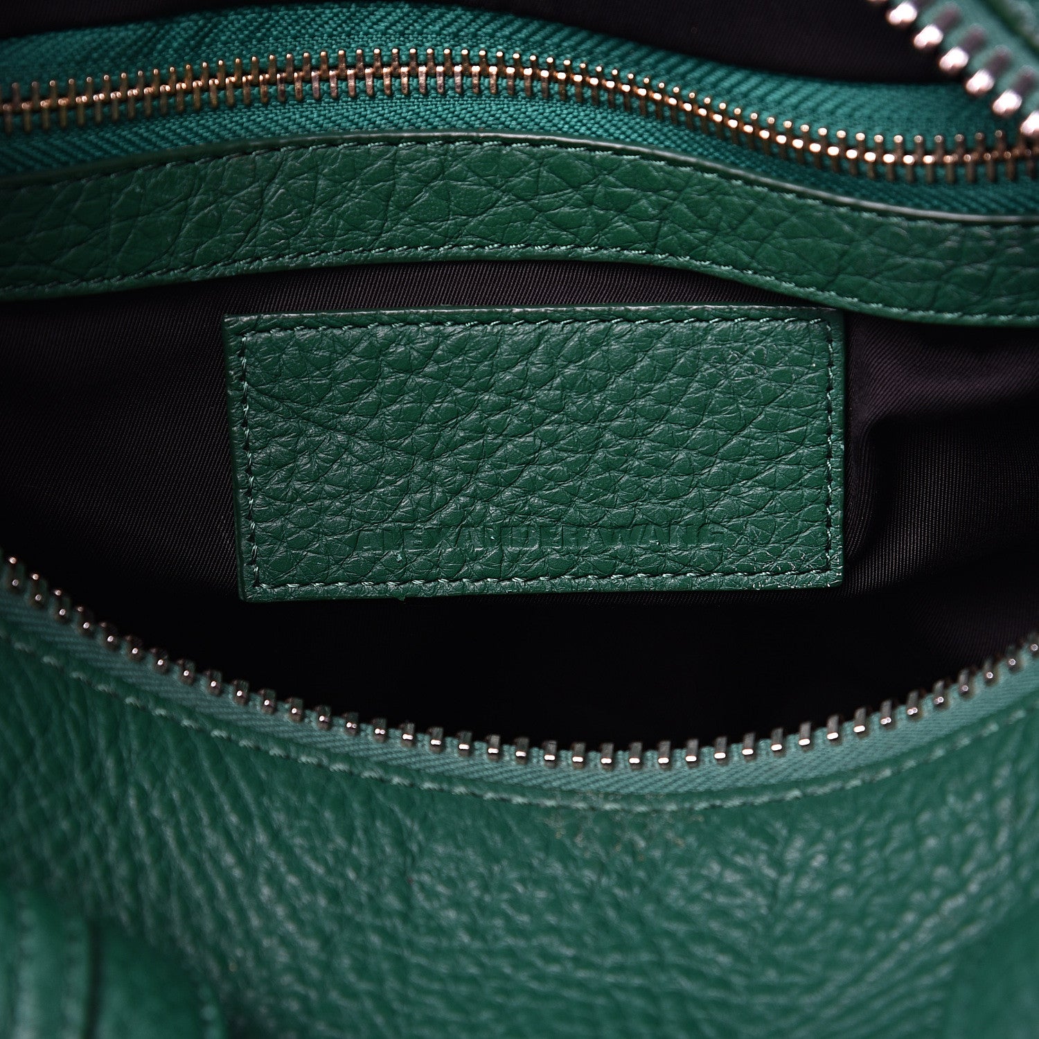 Alexander Wang Pebbled Lambskin Rocco Vine Gold Hardware 5 of 14