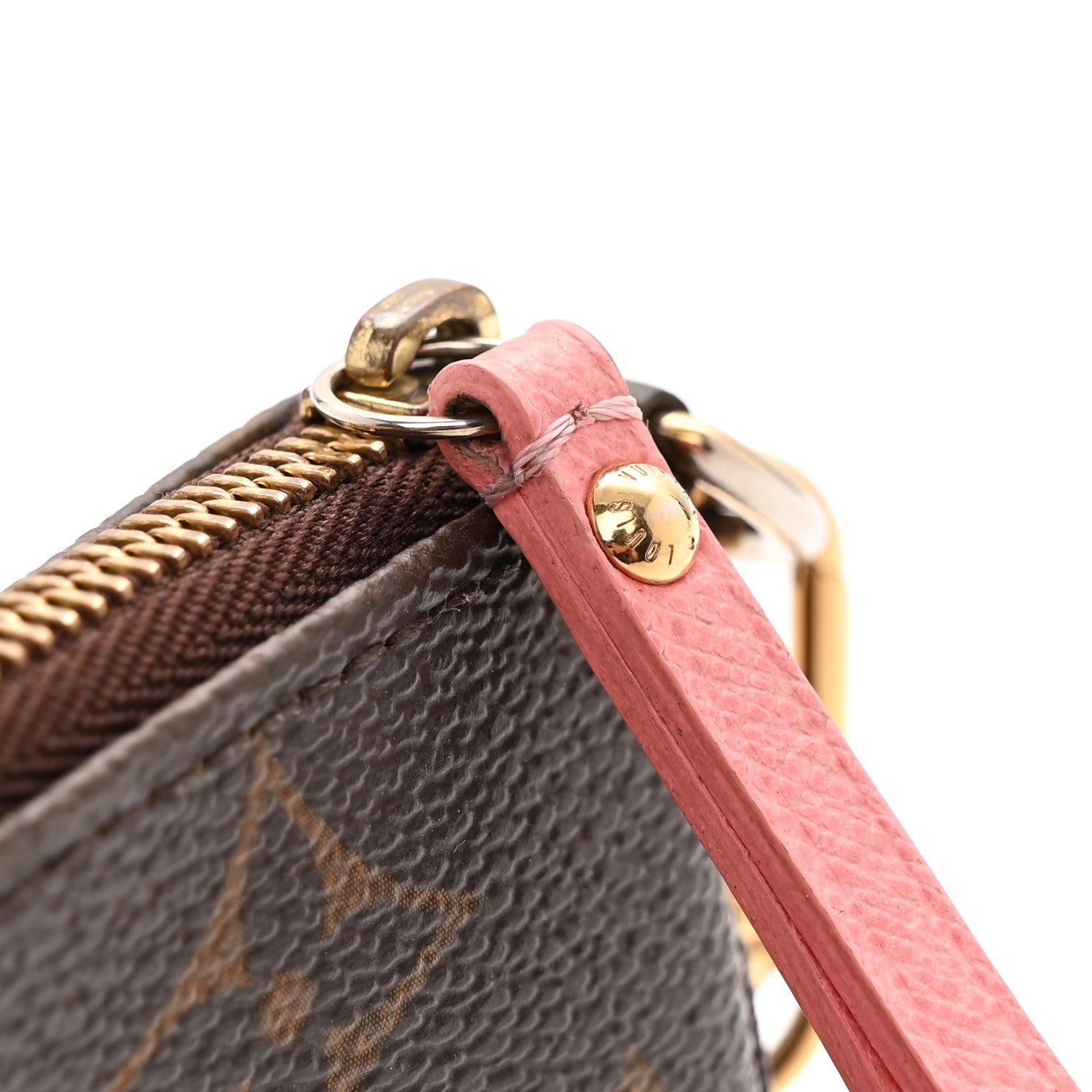 Louis Vuitton Monogram Illustre Mini Pochette Accessories Rose 7 of 10