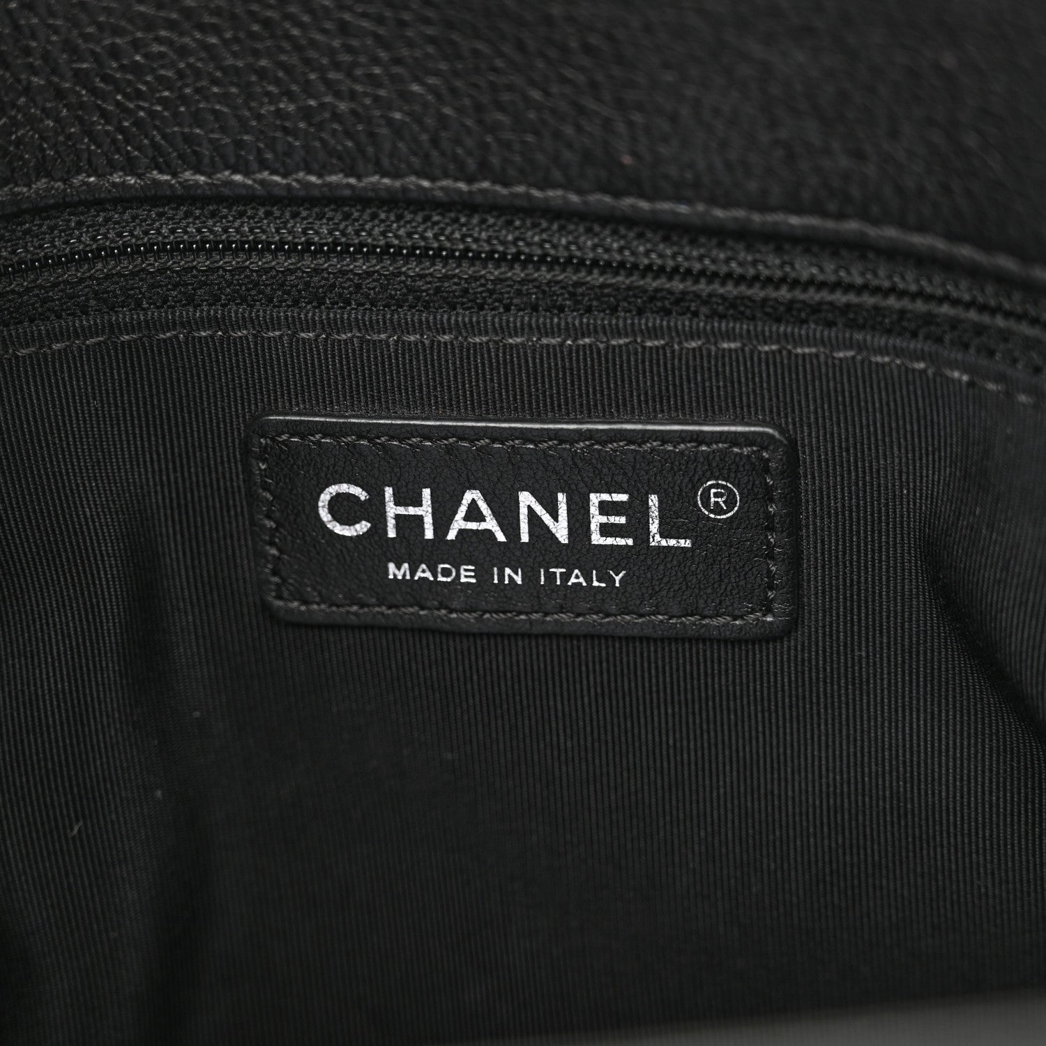 Chanel Caviar Quilted Large Casual Pocket Tote Black 6 of 12