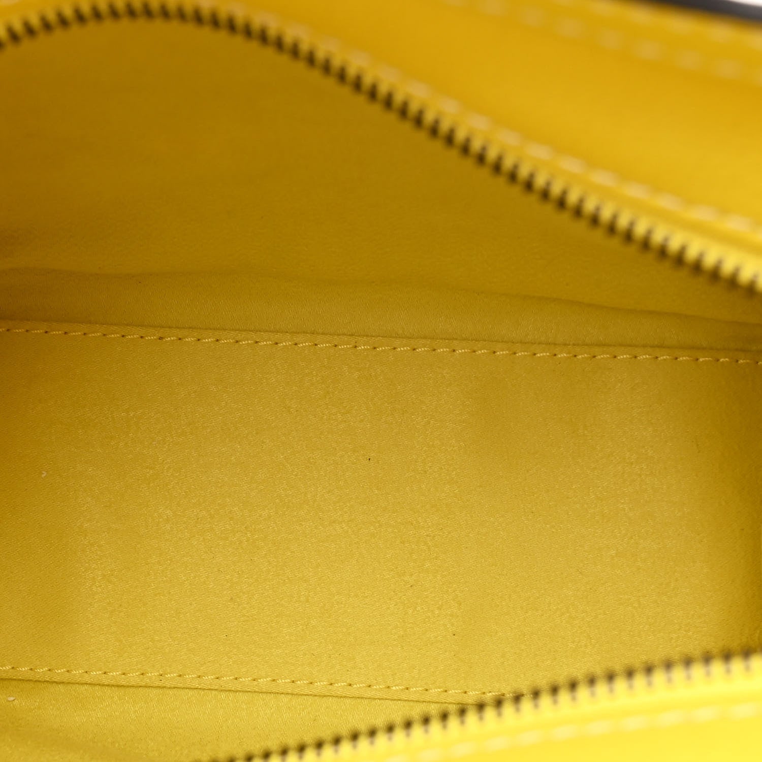 Celine Drummed Calfskin Nano Luggage Acacia 5 of 11