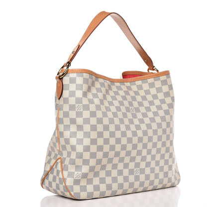 Louis Vuitton Damier Azur Delightful MM Pink 3 of 12