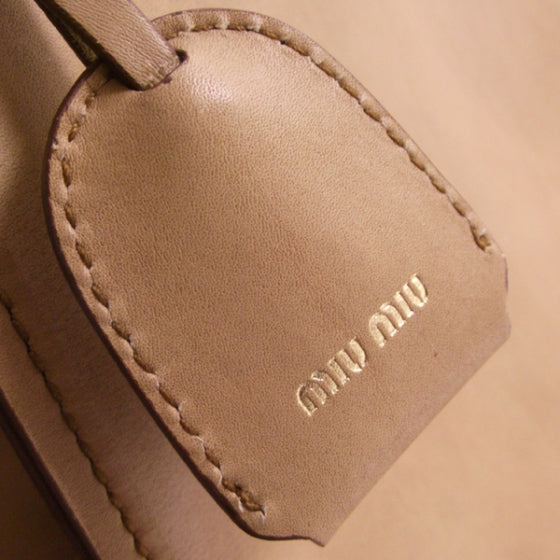 Miu Miu Vitello Pattina Sabbia 12 of 12