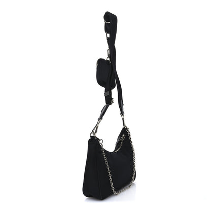 Prada Re-Nylon Saffiano Re-Edition 2005 Shoulder Bag Black 3 of 11