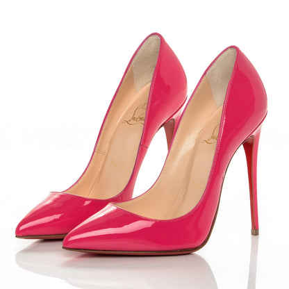 Christian Louboutin Patent Pigalle Follies 120 Pumps 36 Pinky 3 of 7