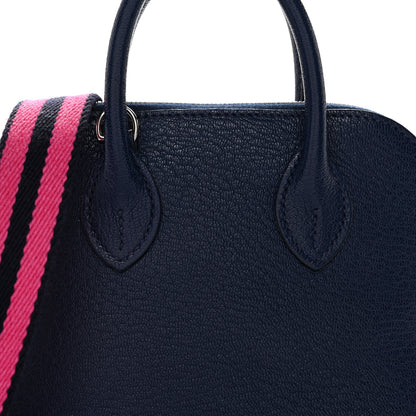 Hermes Chevre Mysore Mini 1923 Bolide Bleu Saphir Rose Shocking 7 of 9