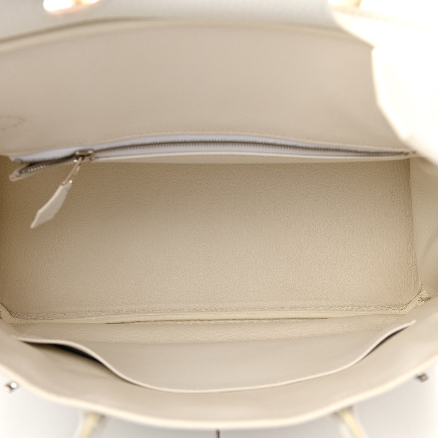 Taurillon Clemence Birkin 30 White