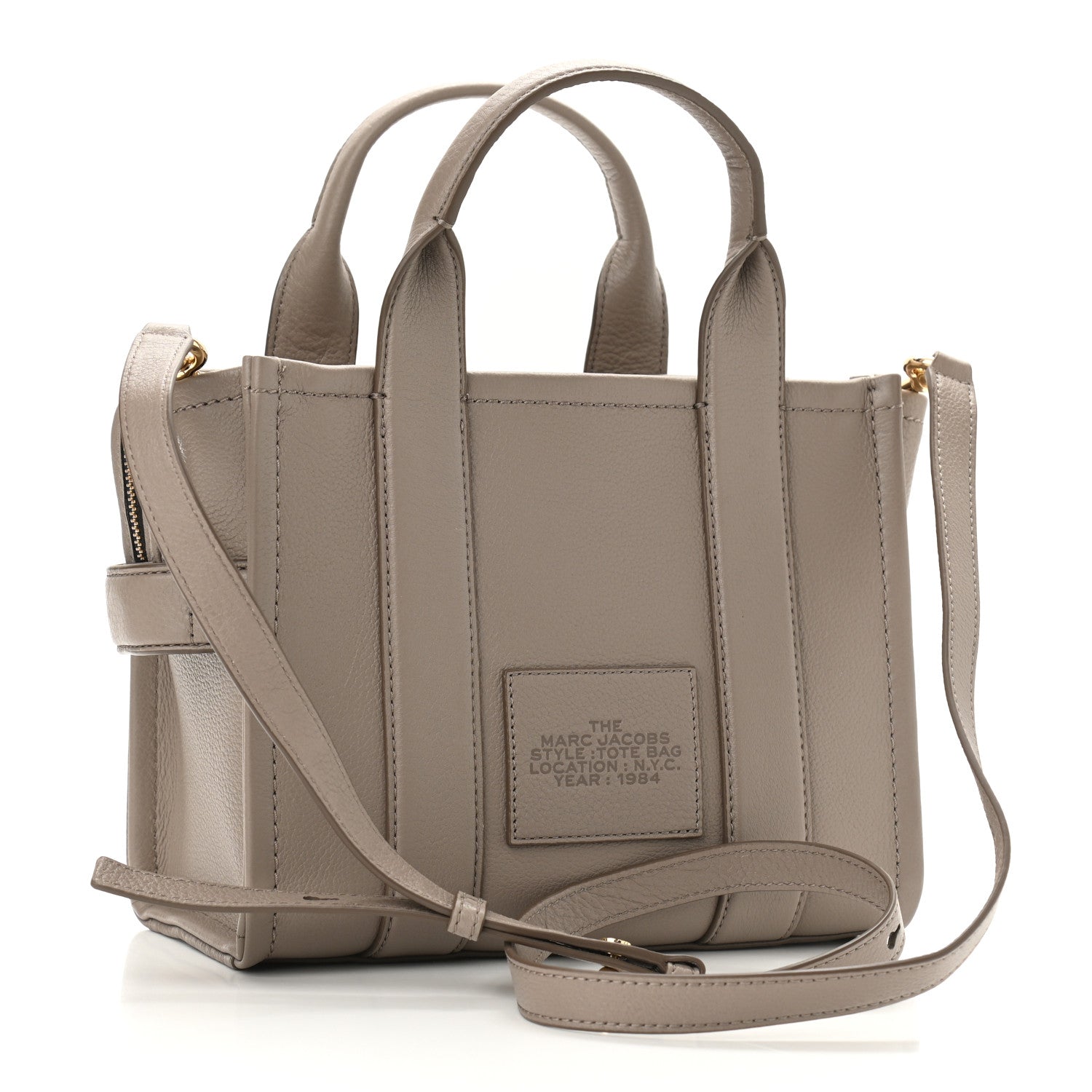 Marc Jacobs Grained Calfskin The Tote Bag Taupe 3 of 10