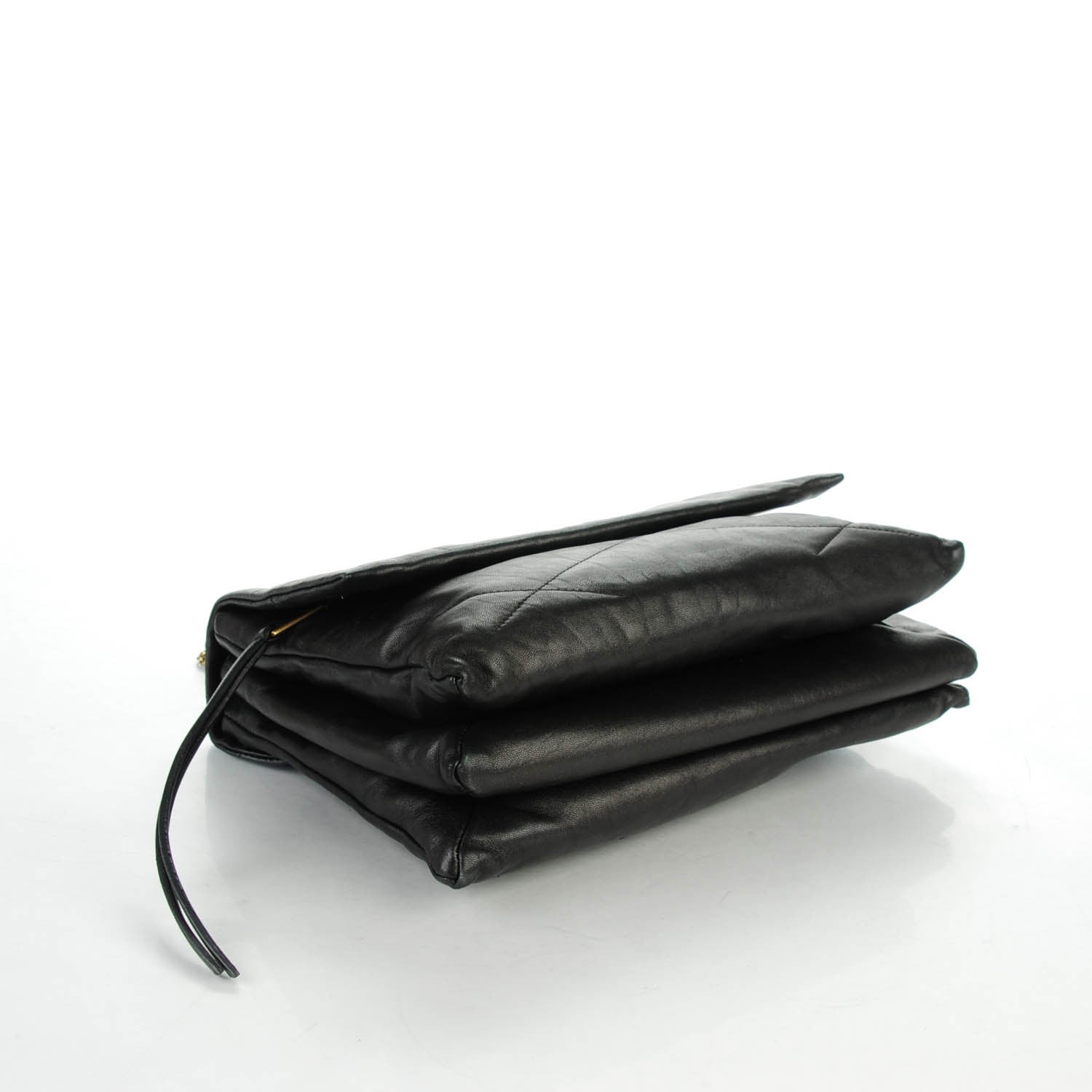 Lanvin Lambskin Quilted Medium Sugar Flap Shoulder Bag Black 4 of 7