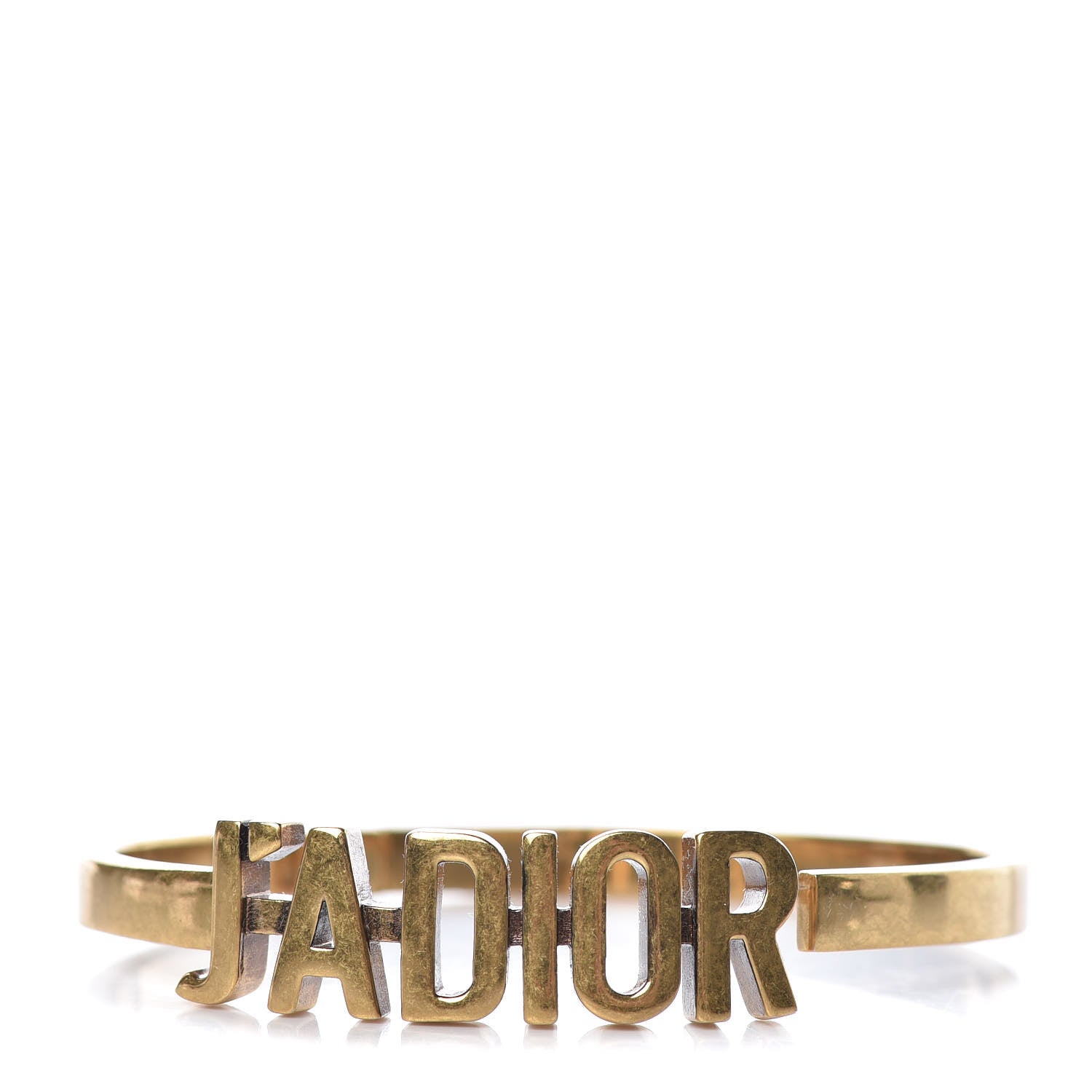 Christian Dior Metal J'Adior Bracelet Cuff Gold 1 of 6