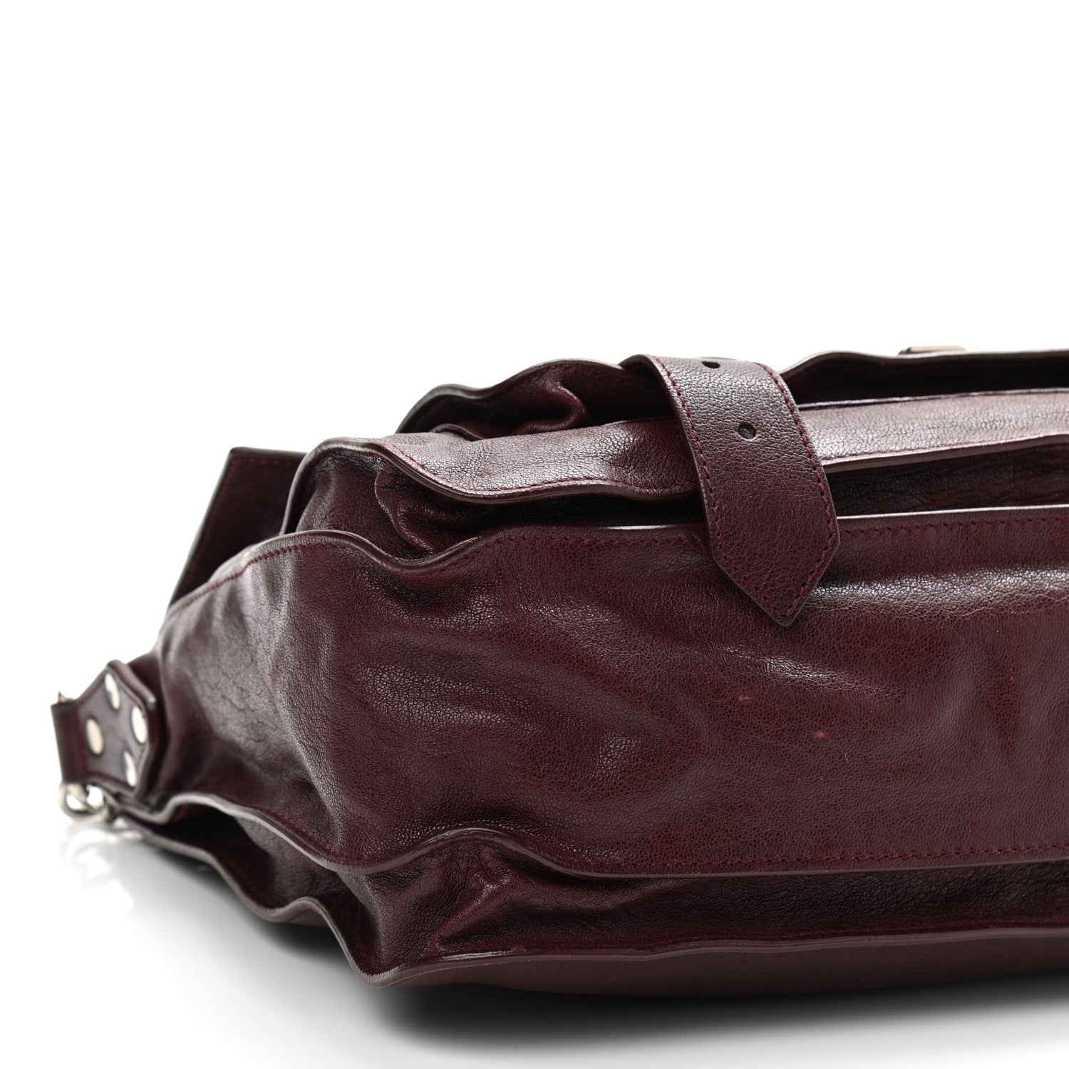 Proenza Schouler Lambskin Medium PS1 Satchel Burgundy 9 of 12