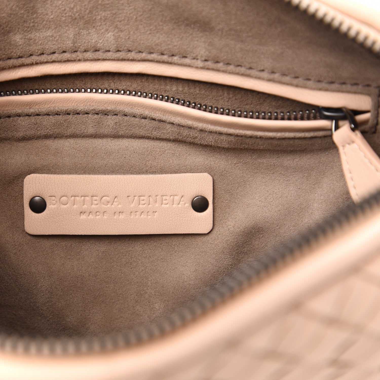 Bottega Veneta Nappa Intrecciato Nodini Crossbody Messenger Nude 8 of 10