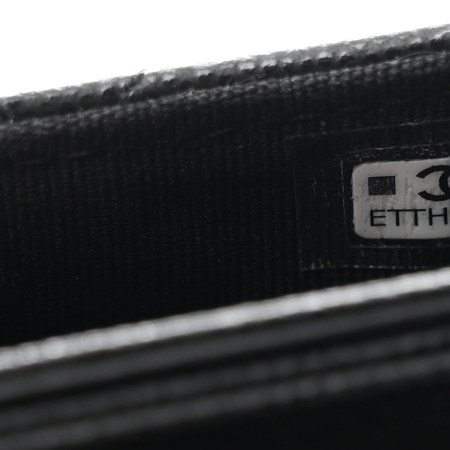 Caviar Quilted Clutch With Chain Black