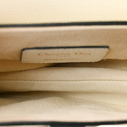 Christian Dior Grained Calfskin Mini Saddle Bag White 5 of 11