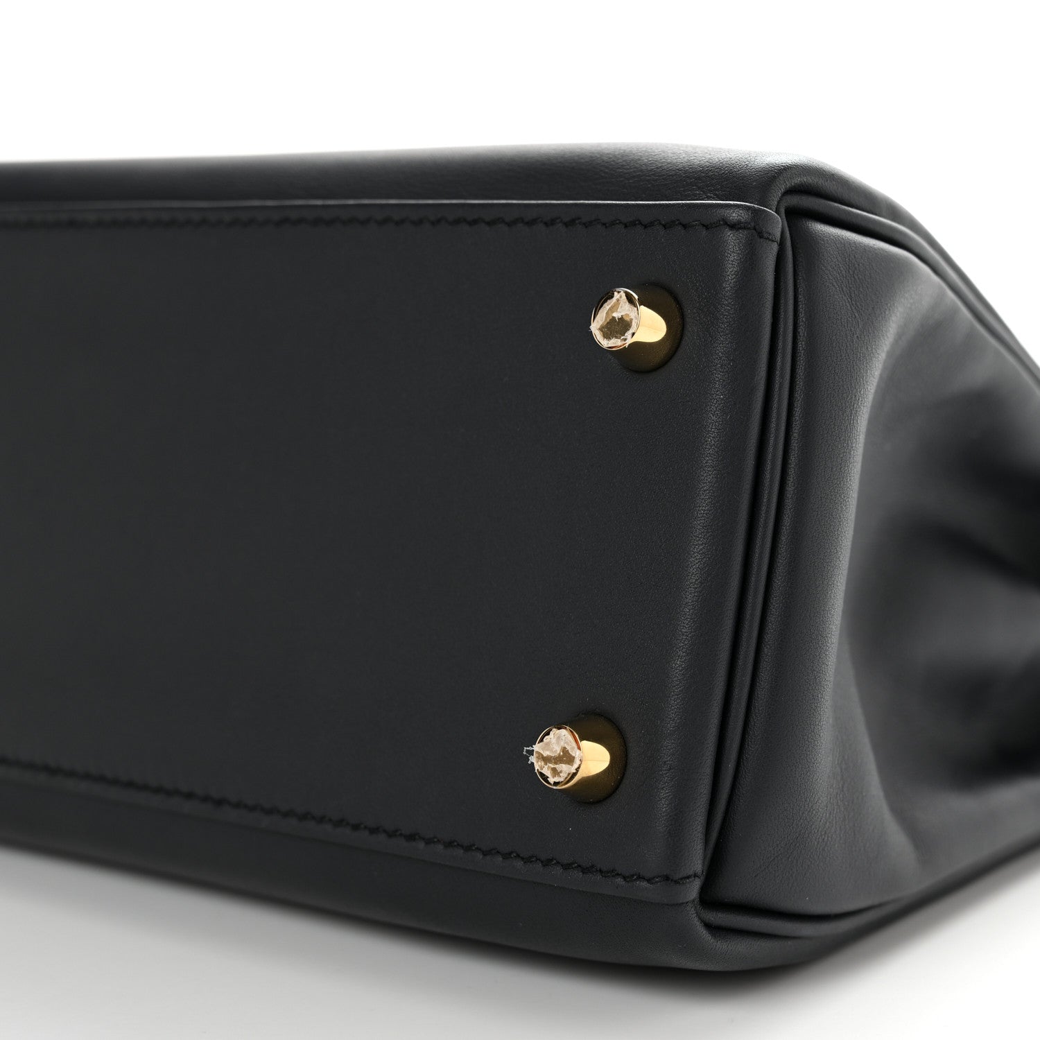 Hermes Swift Colormatic Kelly Retourne 25 Caban Black Chai Gold Etoupe 10 of 11