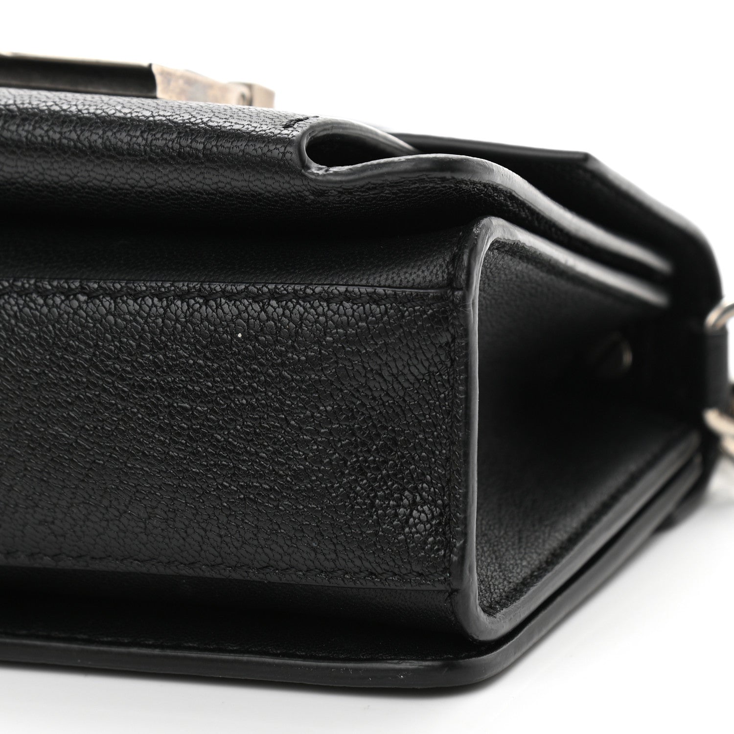 Givenchy Goatskin Mini GV3 Shoulder Bag Black 9 of 9