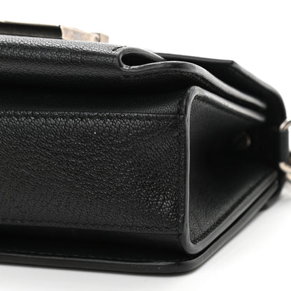 Givenchy Goatskin Mini GV3 Shoulder Bag Black 9 of 9