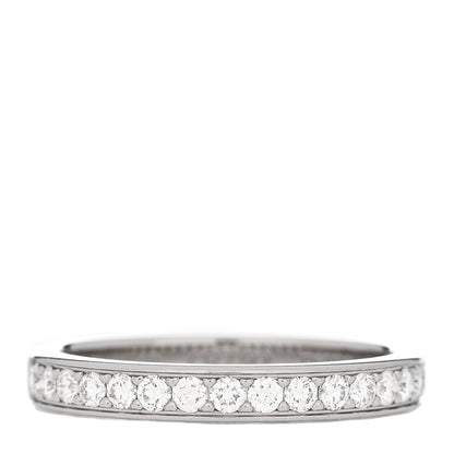 Cartier Platinum Diamond 1895 Wedding Band Ring 48 4.5 1 of 6