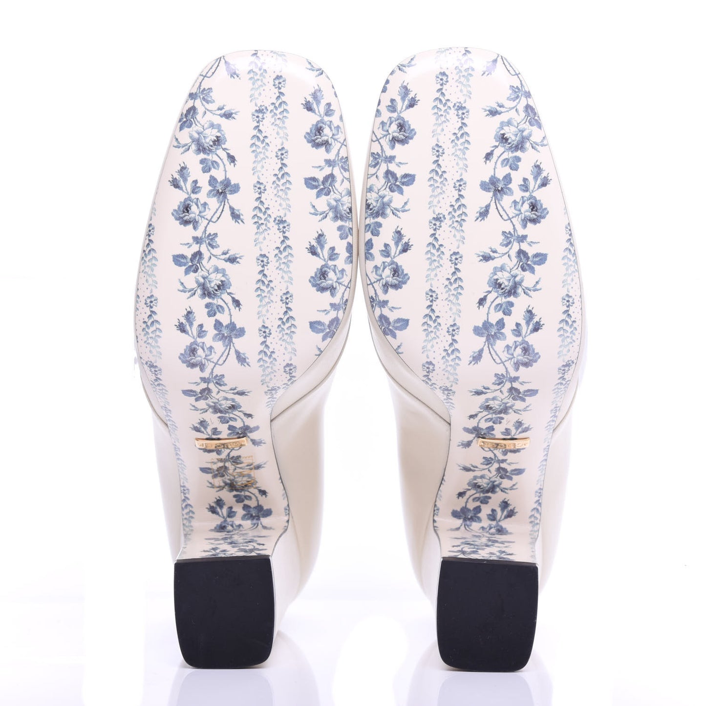 Malaga Kid GG Victoire 95mm Loafer Pumps 41 Vintage White