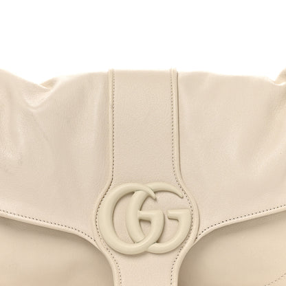 Gucci Goatskin Small GG Monochrome Aphrodite Shoulder Bag Mystic White 7 of 9
