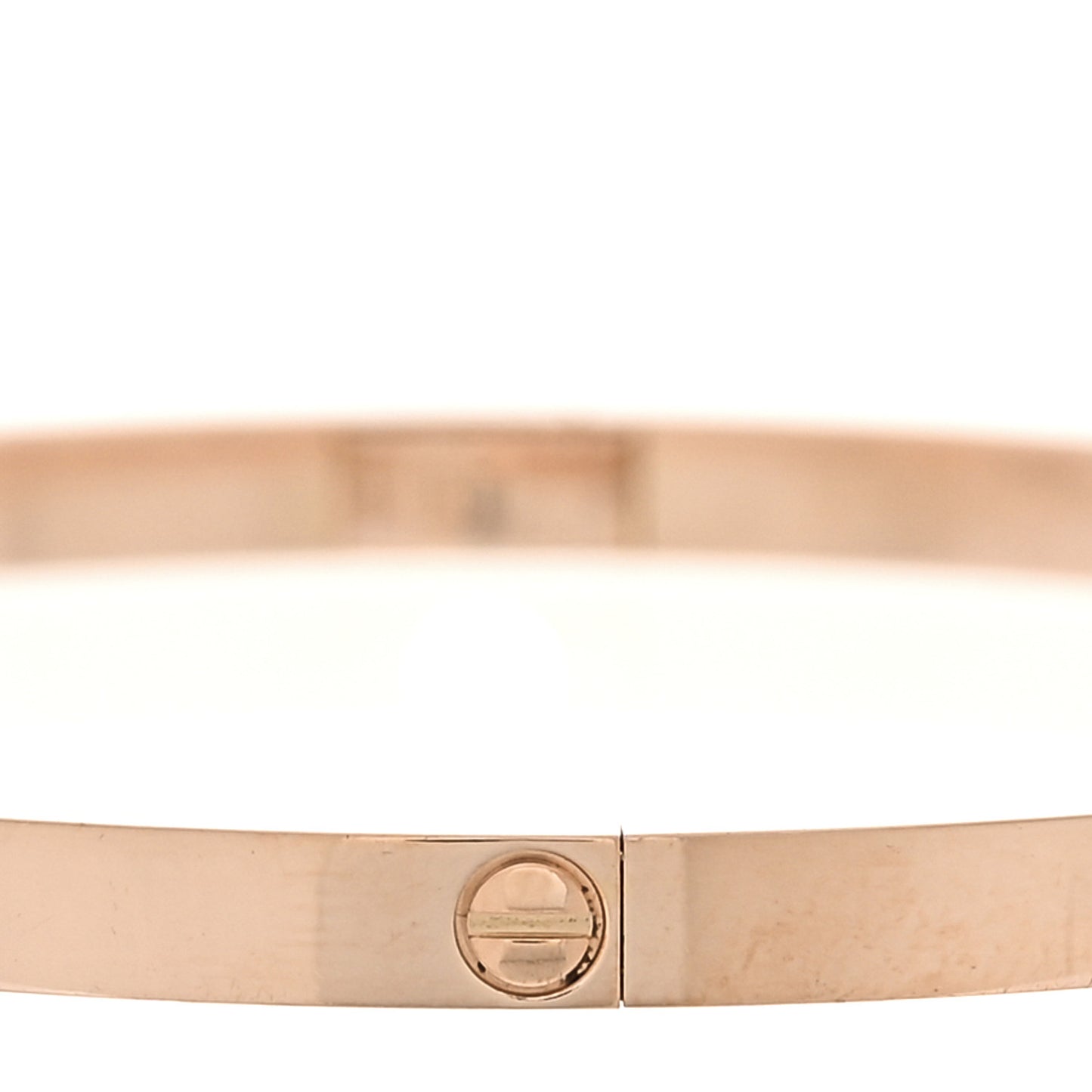 18K Pink Gold 6 Diamond Small LOVE Bracelet 19