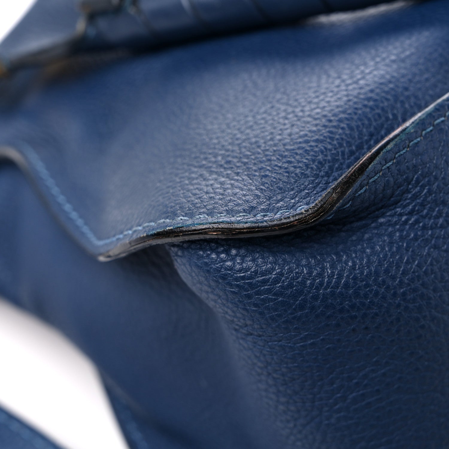Chloe Calfskin Medium Marcie Satchel Royal Navy 10 of 21