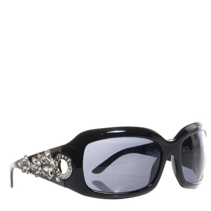 Bulgari Flower Crystal 856-B Sunglasses Black 3 of 6
