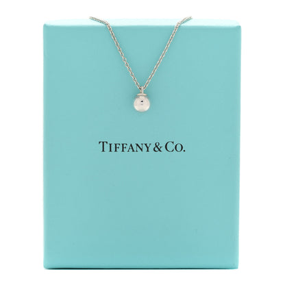Tiffany Sterling Silver 8mm HardWear Ball Pendant Necklace 9 of 9