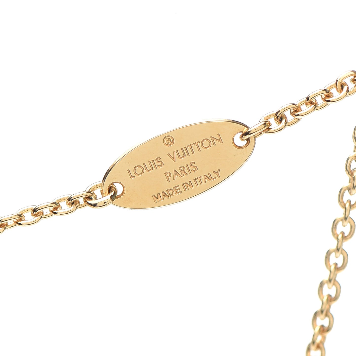 Essential V Perle Necklace Gold