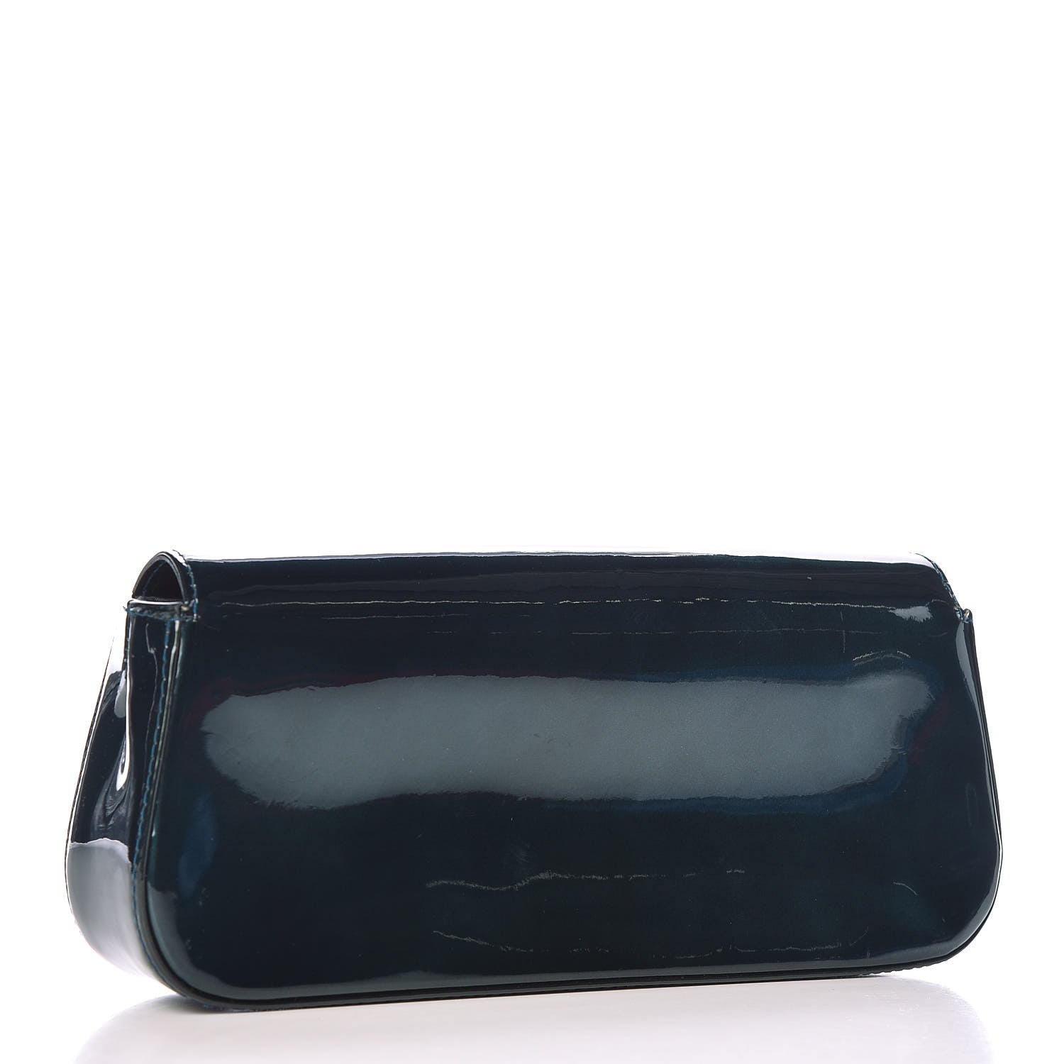 Louis Vuitton Patent Sobe Clutch Blue Nuit 3 of 13