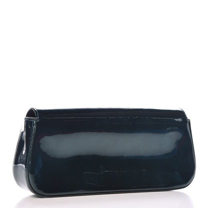 Louis Vuitton Patent Sobe Clutch Blue Nuit 3 of 13