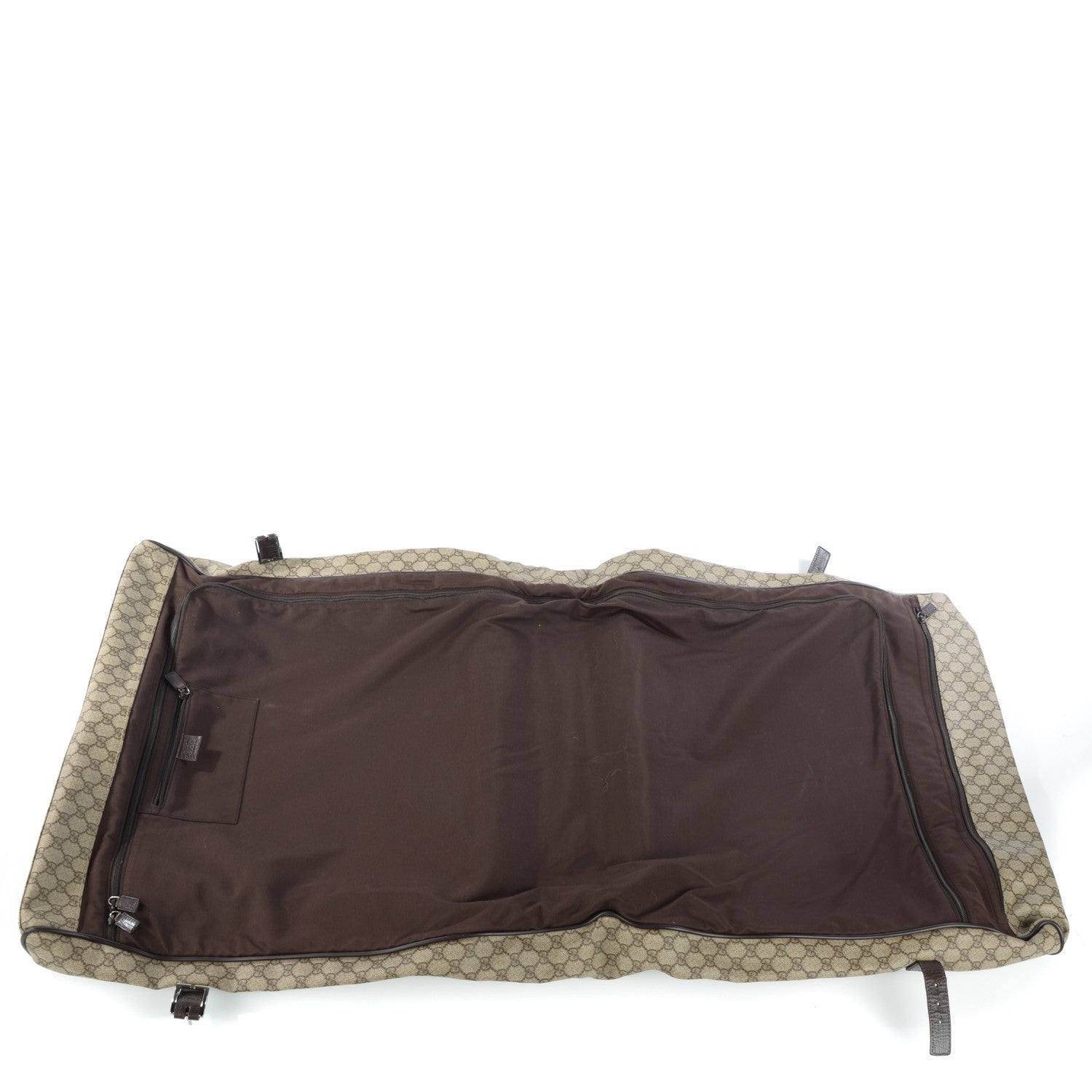 Gucci Monogram GG Plus Large Garment Bag Dark Brown 6 of 10