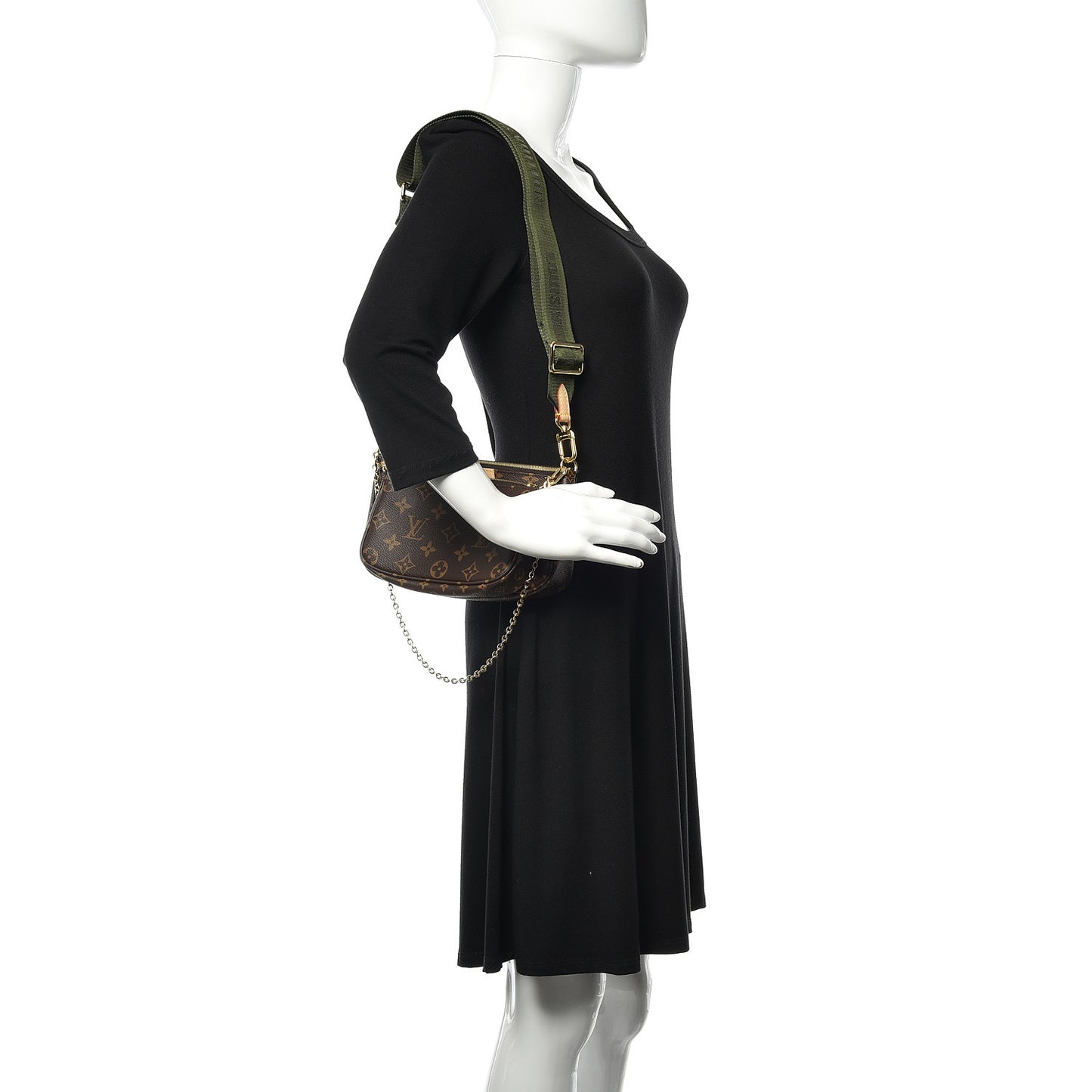Monogram Multi Pochette Accessories Kaki