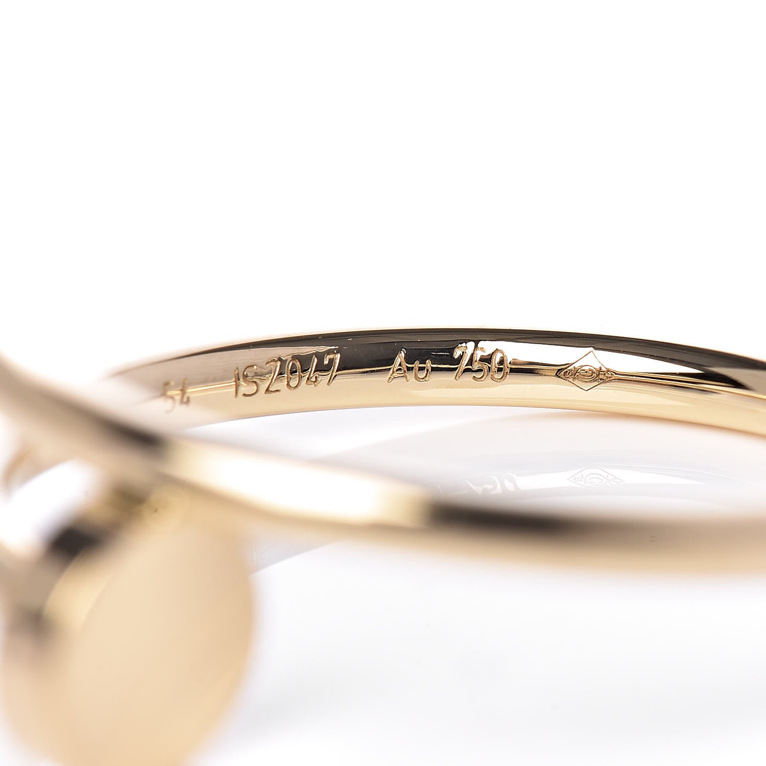 Cartier 18K Yellow Gold Small Juste Un Clou Ring 54 6.75 5 of 6