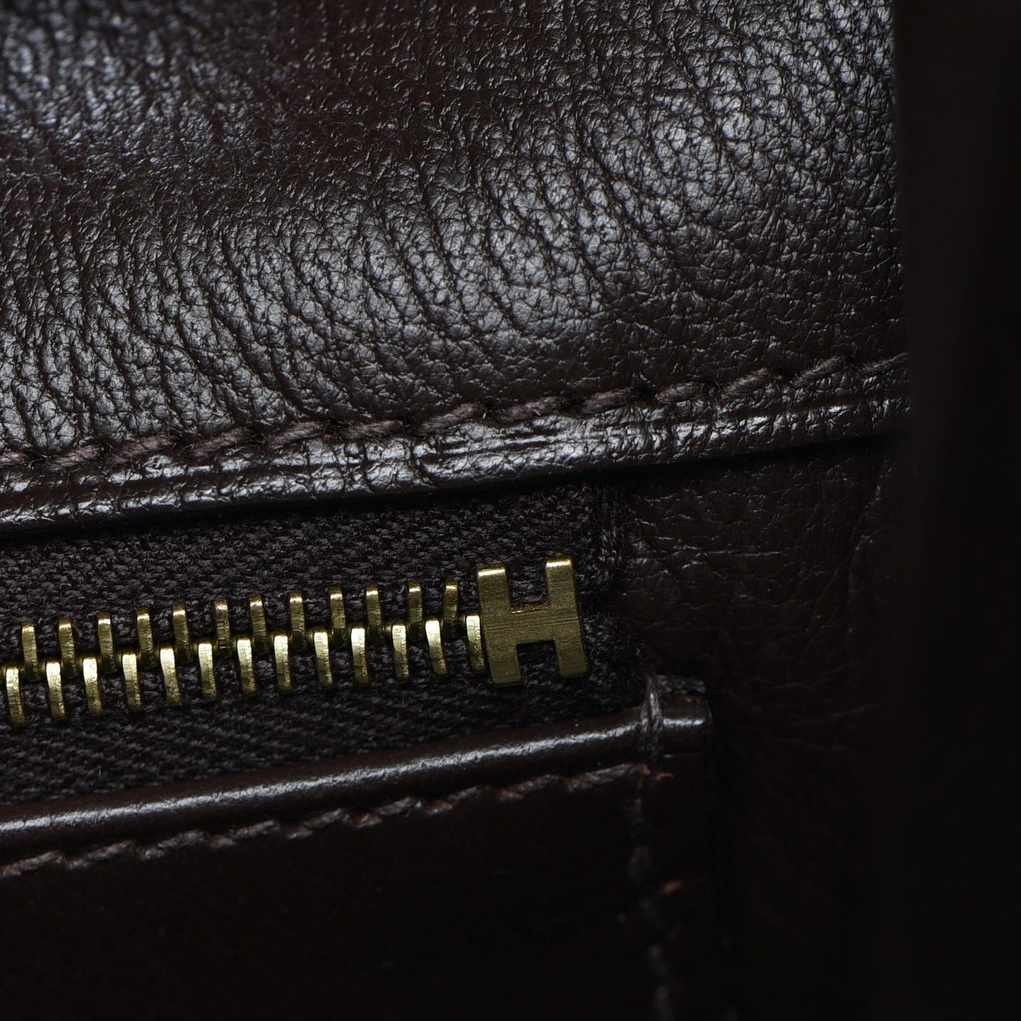 Togo Birkin 40 Chocolate