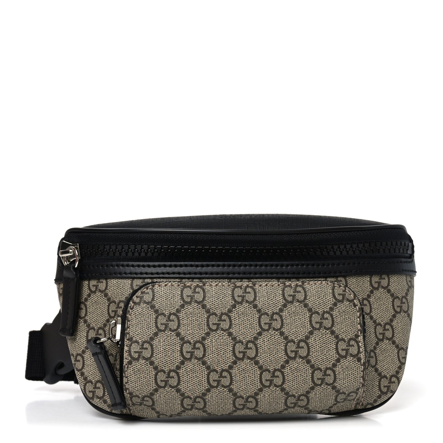 GG Supreme Monogram Belt Bag Black