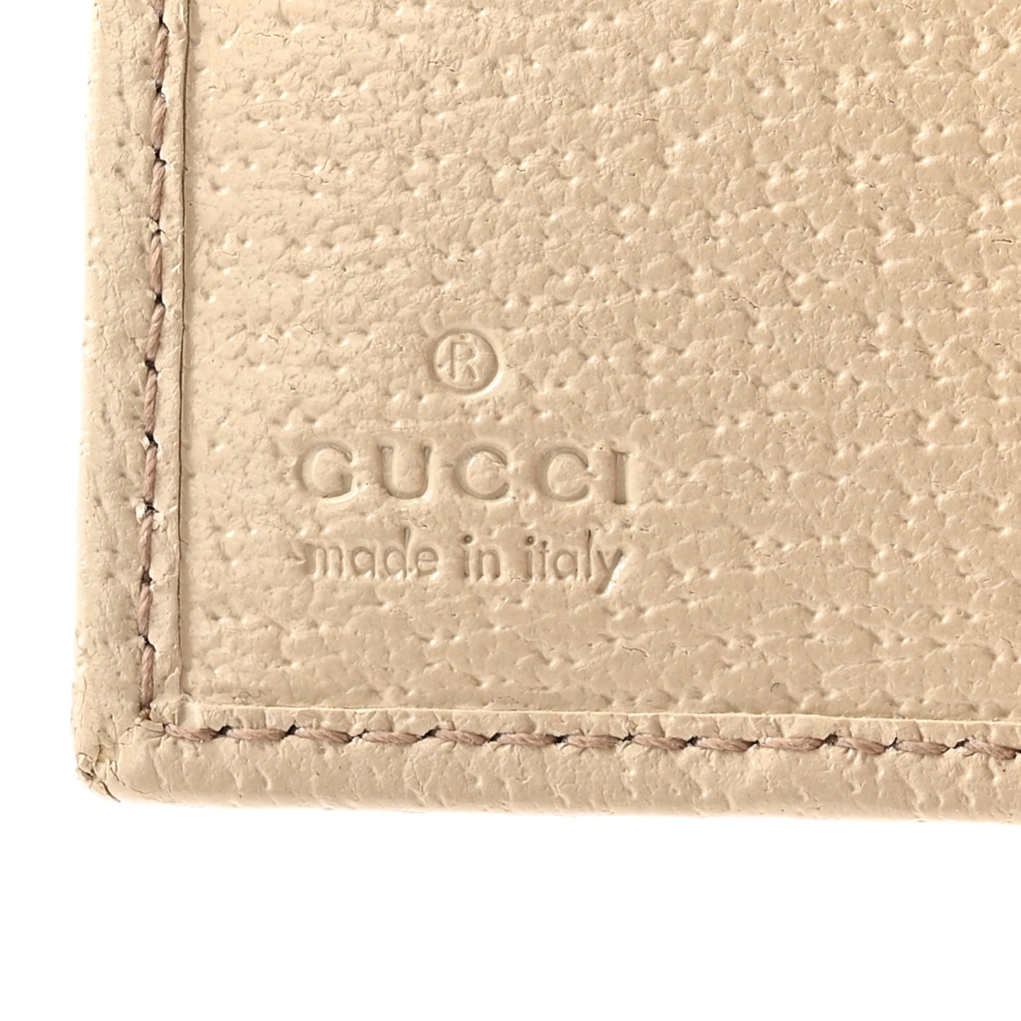 Monogram Two Fold Wallet Beige