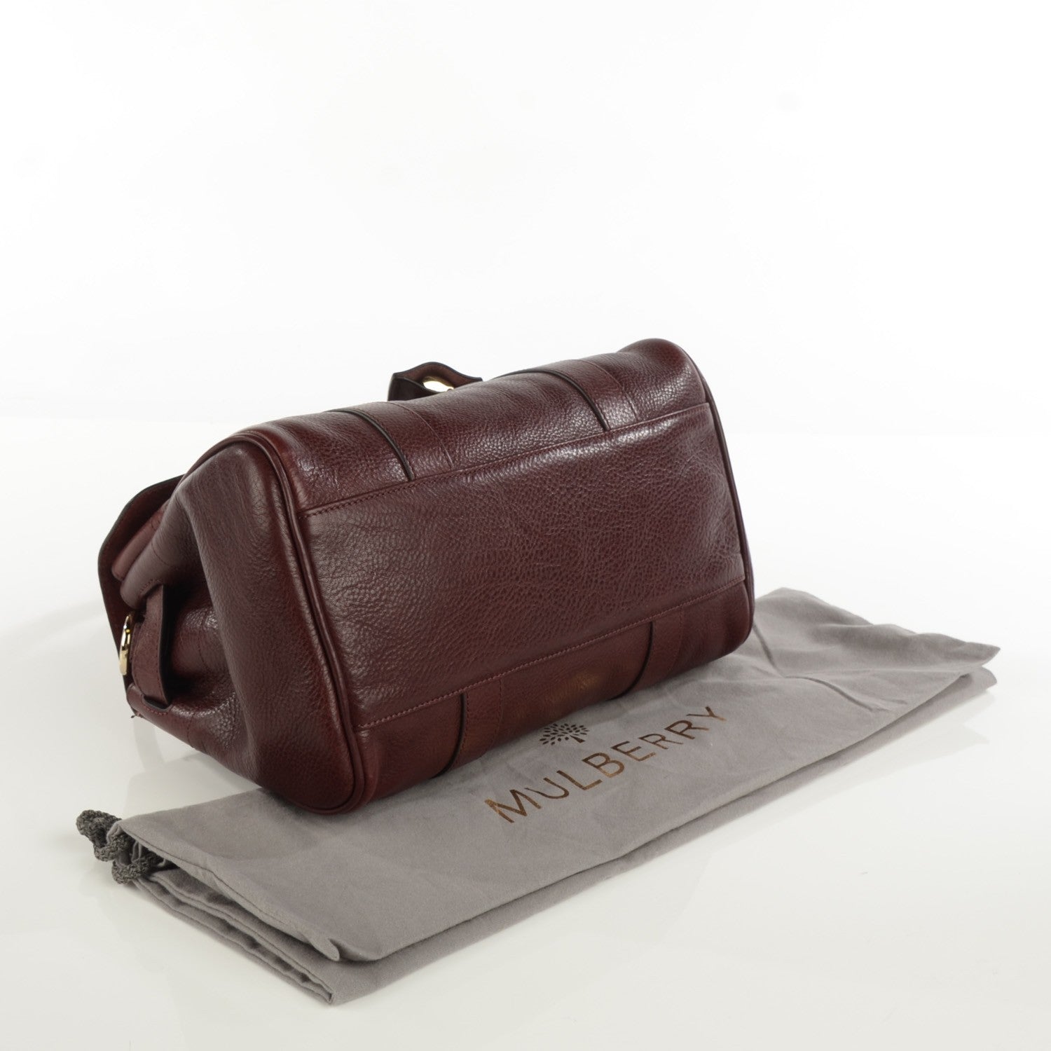 Mulberry Natural Leather Small Bayswater Oxblood 7 of 12