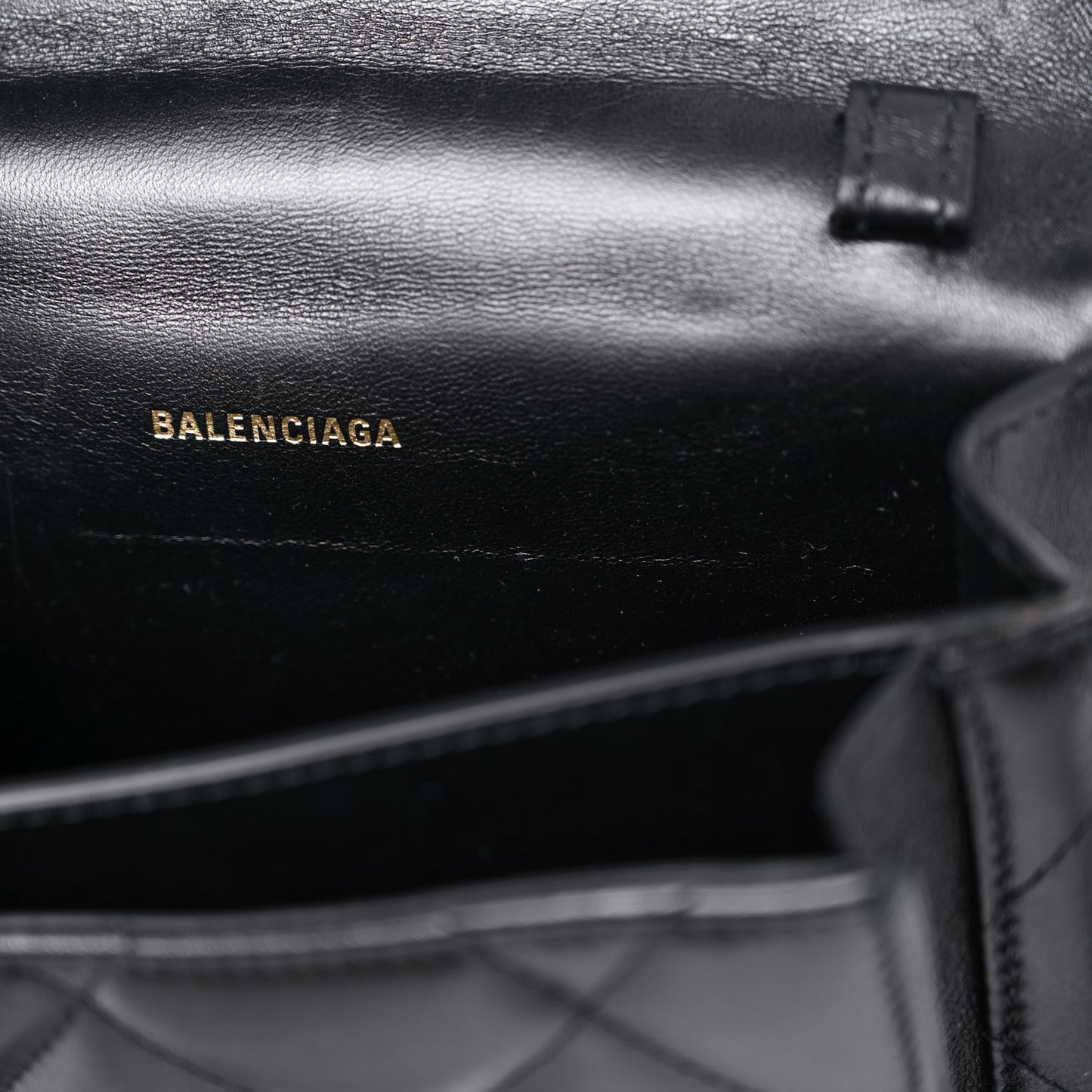 Nappa Calfskin Quilted XS Sharp Belt Bag Black