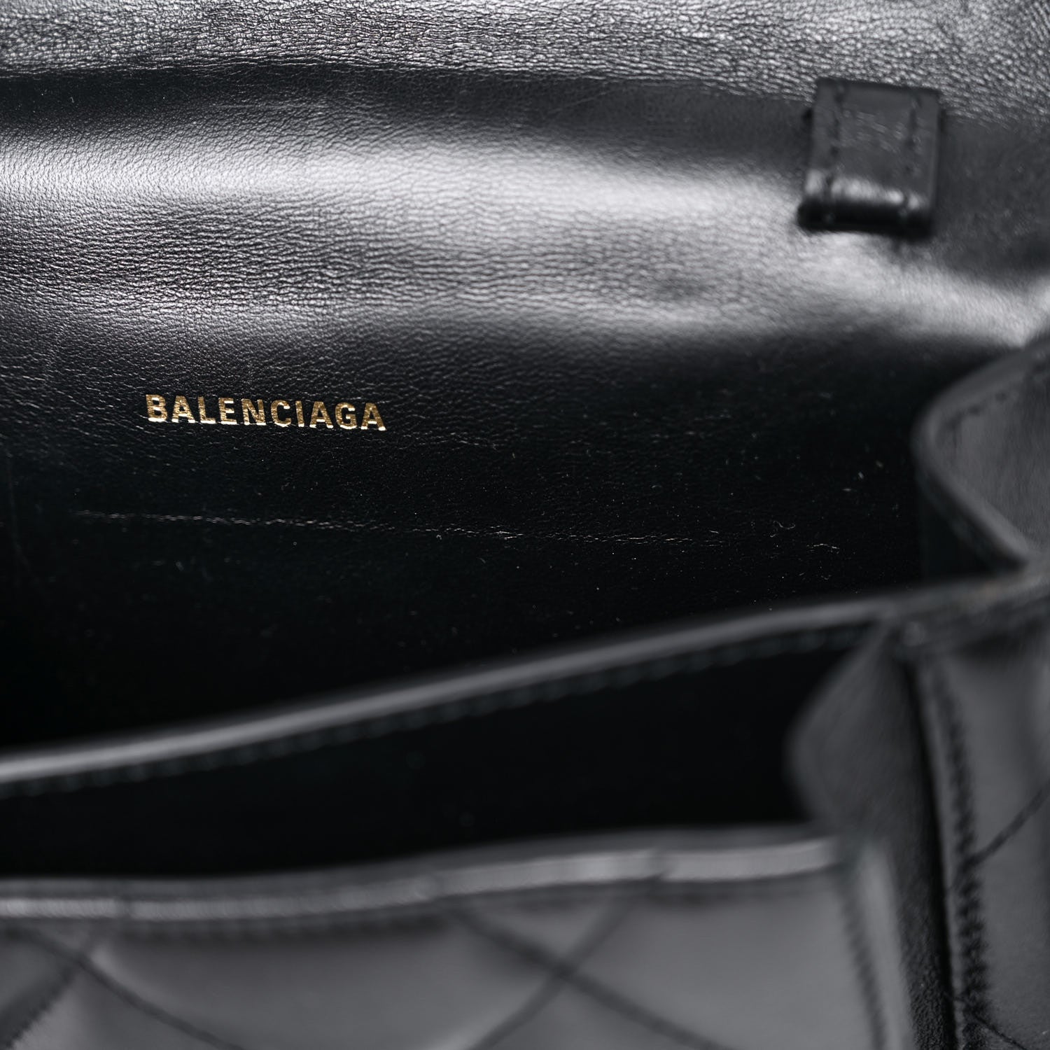 Balenciaga Nappa Calfskin Quilted XS Sharp Belt Bag Black 10 of 13