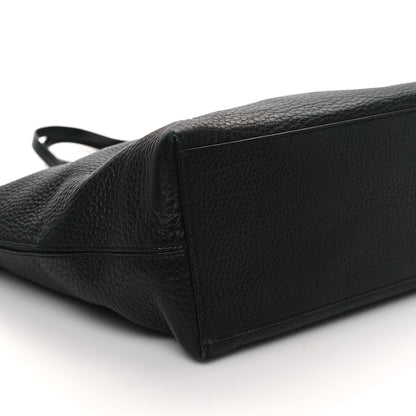 Valentino Garavani Grained Calfskin Rockstud Shoulder Tote Black 8 of 12