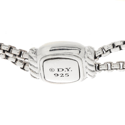 David Yurman Sterling Silver Pink Sapphire 9mm Chatelaine Petite Pave Bracelet 3 of 3