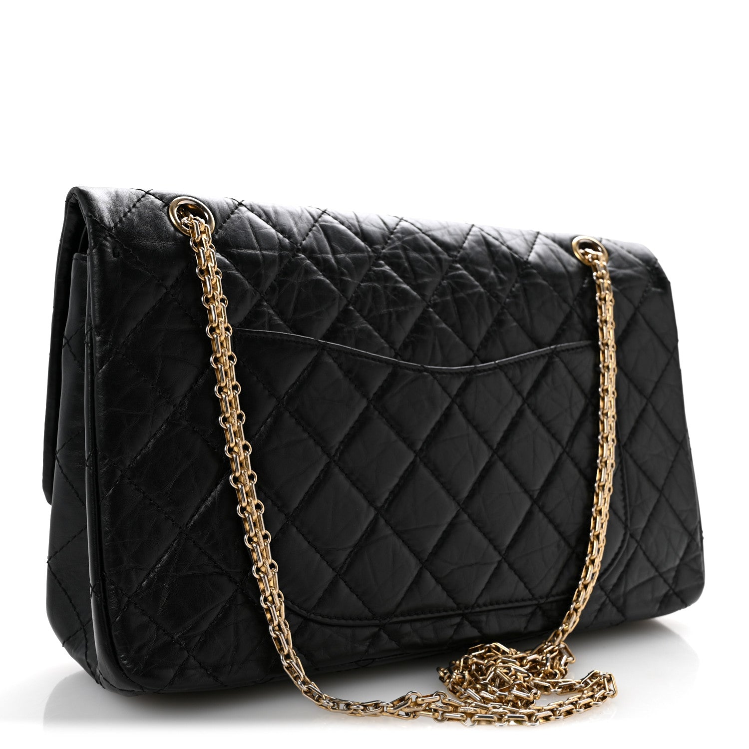 Chanel Aged Calfskin Quilted 2.55 Reissue 227 Flap Black 3 of 12