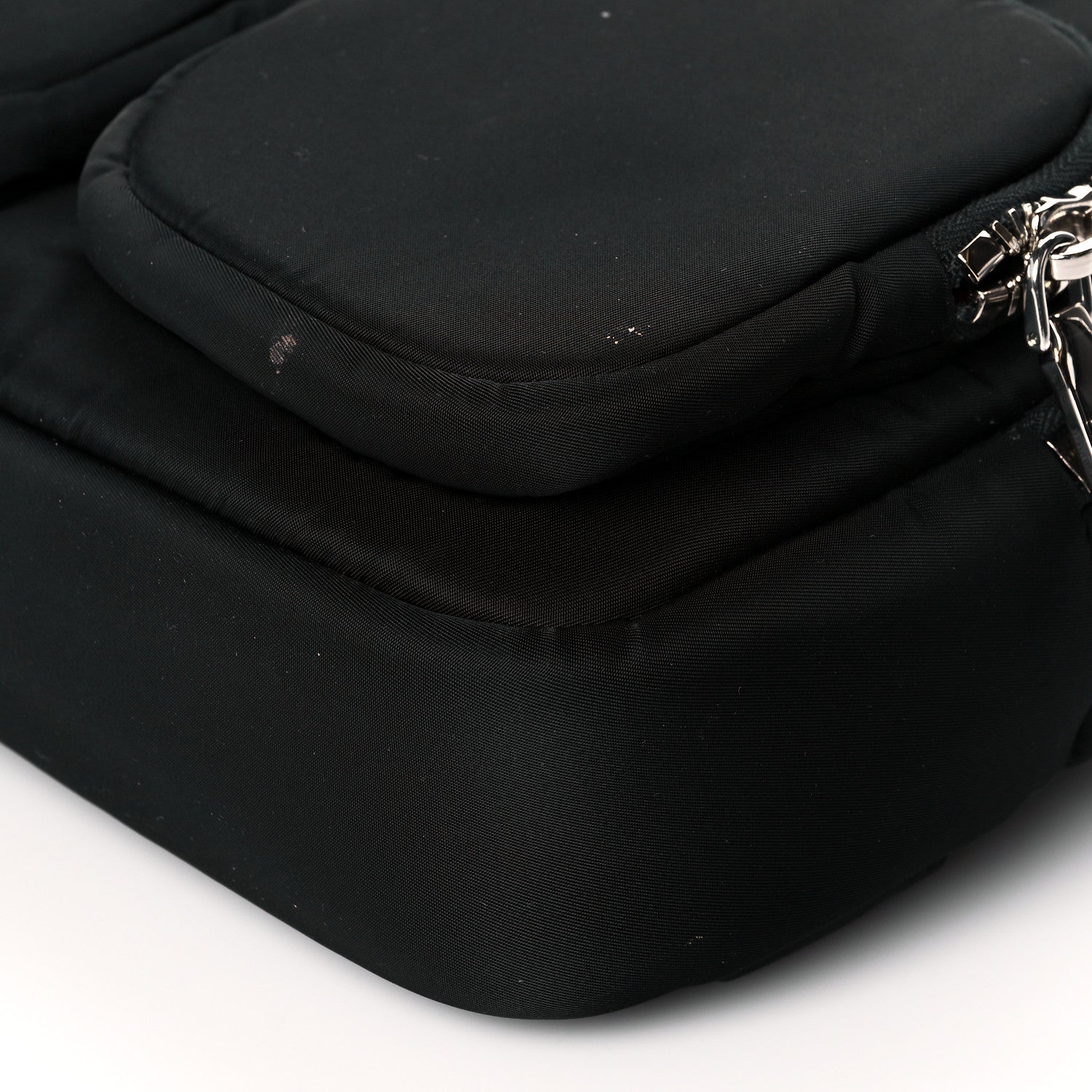 Prada Tessuto Nylon Pocket Top Handle Cargo Backpack Black 8 of 11