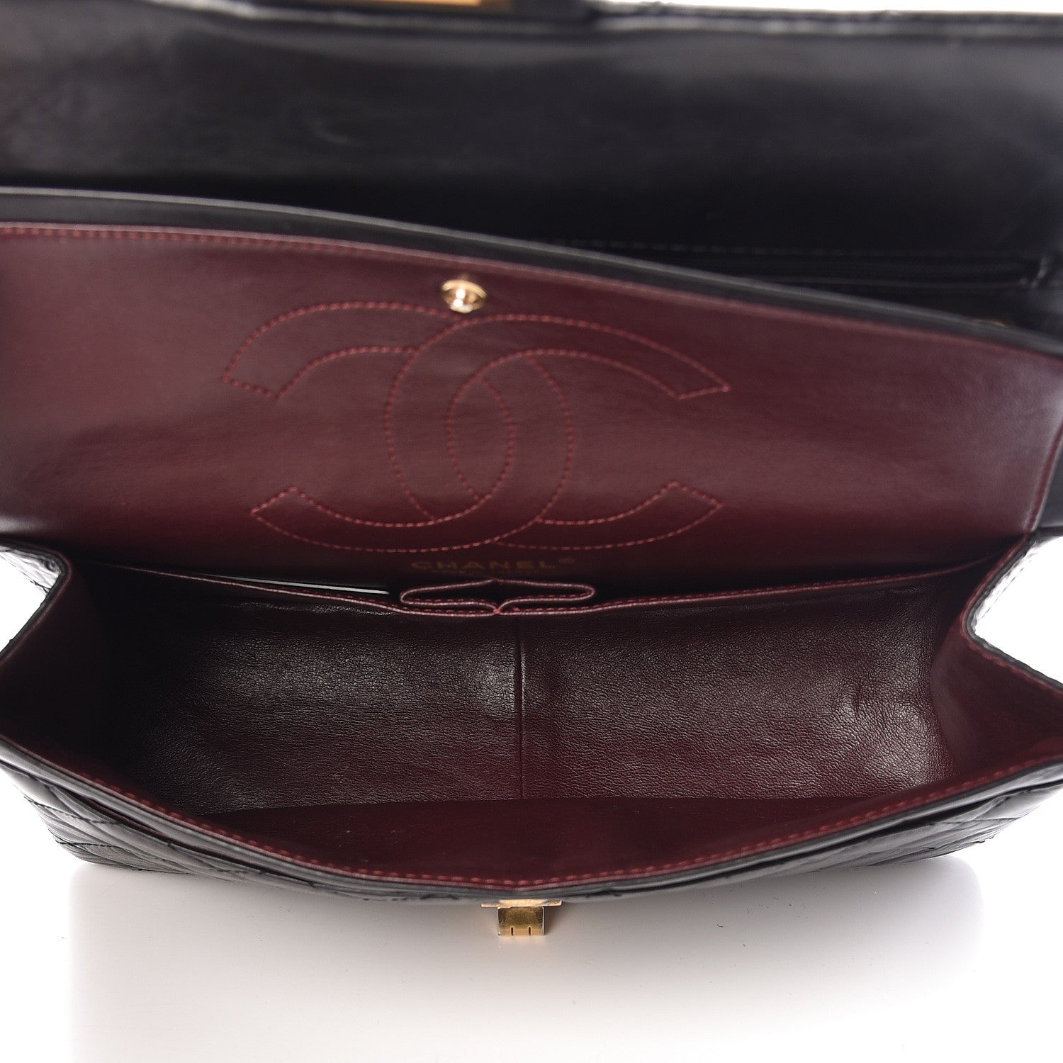Chanel Aged Calfskin Quilted 2.55 Reissue 226 Flap Black 5 of 11